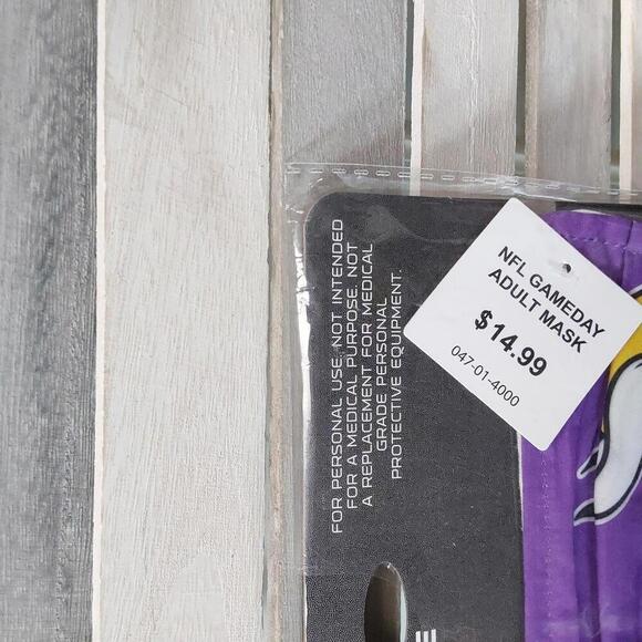 NFL Minnesota Vikings Adjustable Mask | FOCO | Adult - Picture 4 of 6